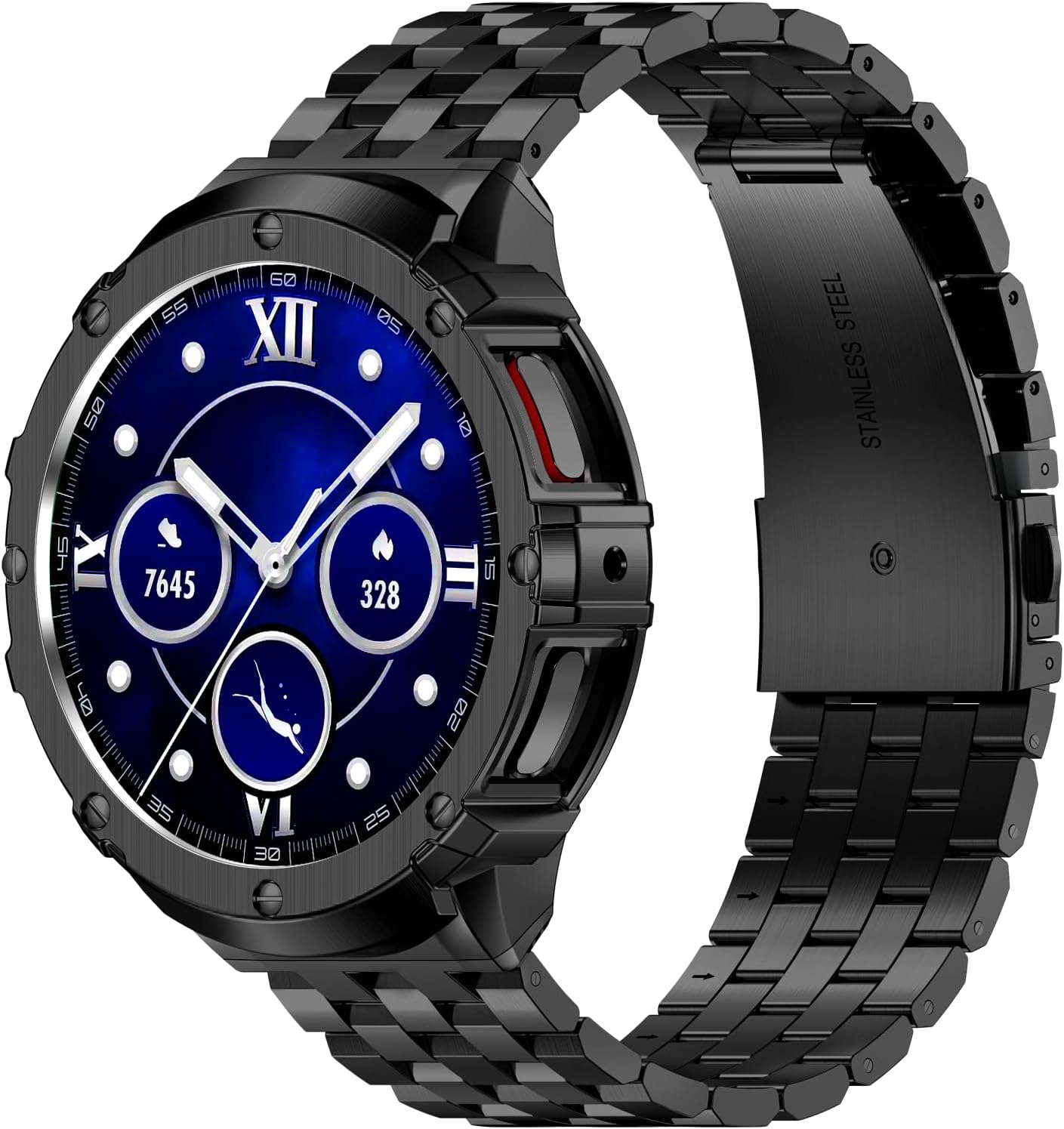 HASLFM Stainless Steel Case and Bands for Samsung Galaxy Watch 5 Pro