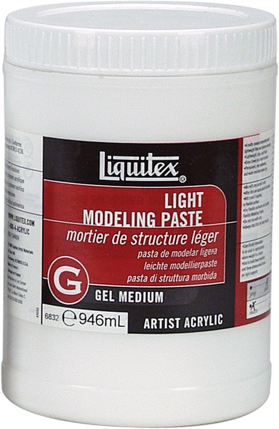 Liquitex Professional Light Modeling Paste for Creative Projects