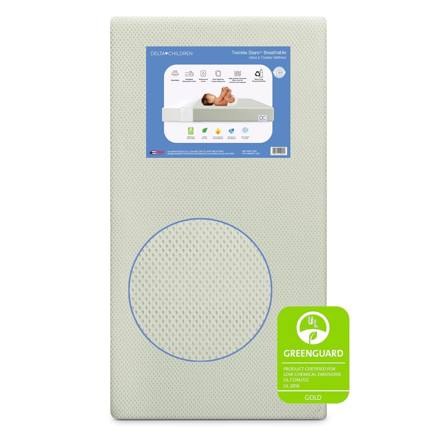 Delta Children Twinkle Stars Breathable Baby Crib Mattress Review