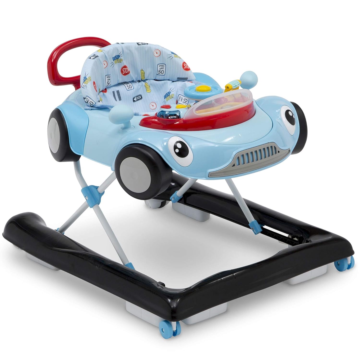 Delta Children 2-in-1 Blue Walker: Early Mobility Joy