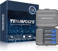 TENAVOLTS AAA Rechargeable Batteries: 1.5V Constant Output, 1.8h Fast Charge - 4pc
