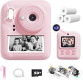 Upgrade Dual-Lens Kids Instant Camera - HD 1080P Fun!