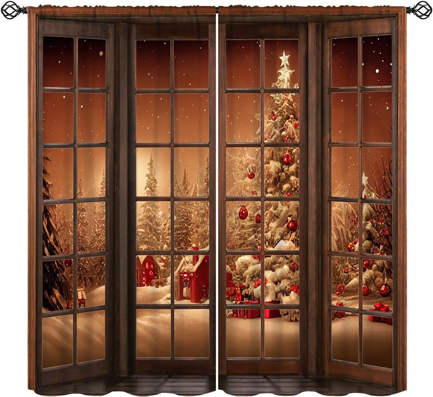 Winter Wonderland Curtains by SHElifestyle