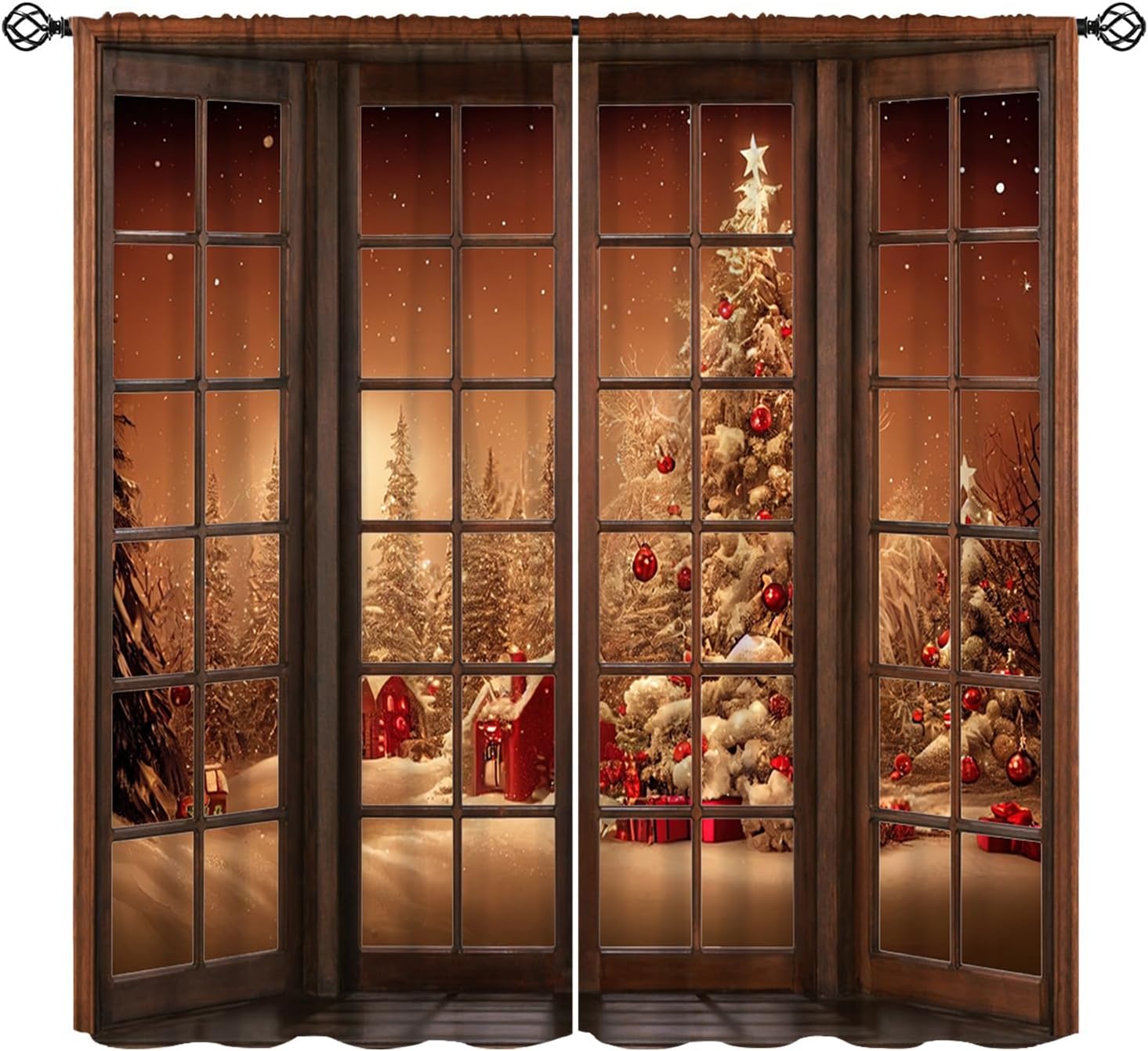 Winter Wonderland Curtains by SHElifestyle