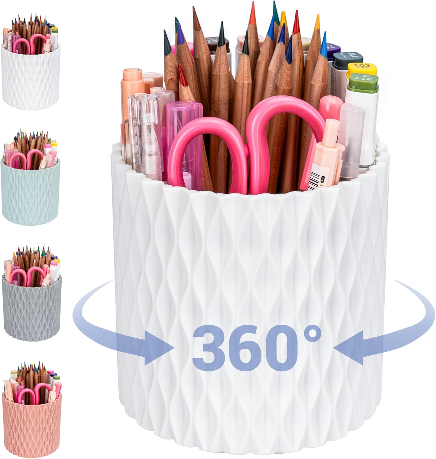 360 Rotating Pen Holder - Organize Your Desk in Style!