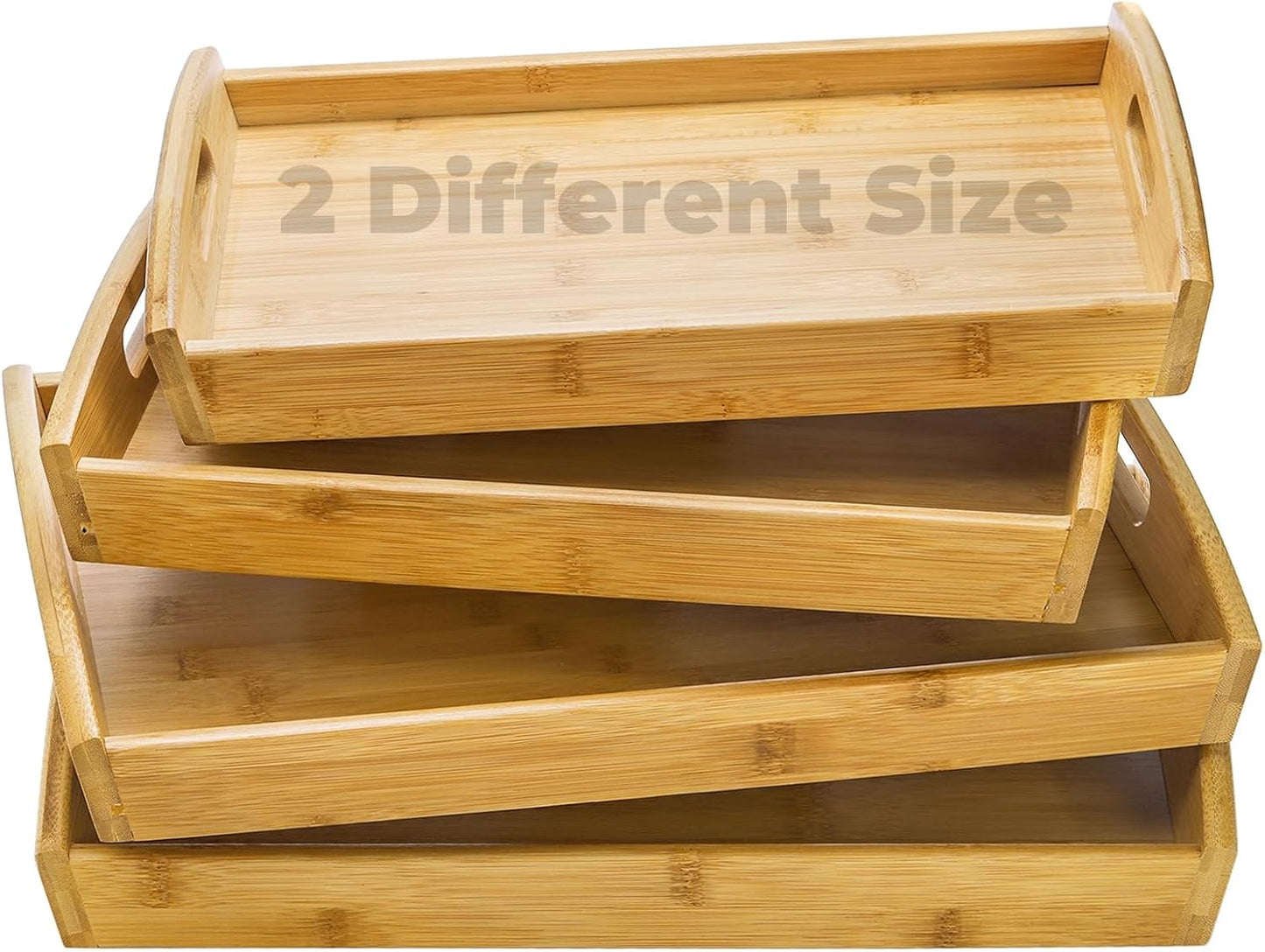 Bamboo Serving Trays: Stylish Dining Ease!