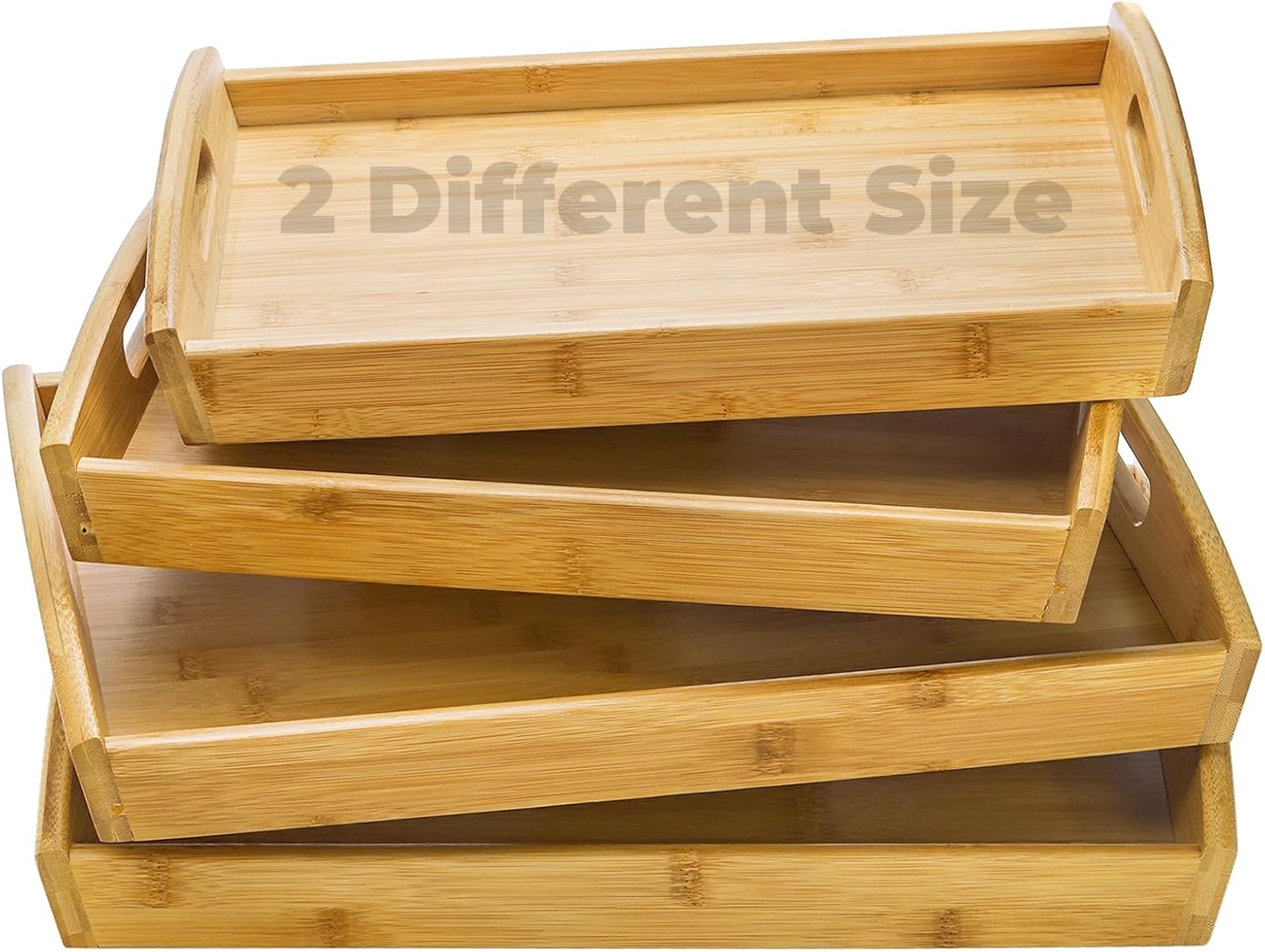Bamboo Serving Trays: Stylish Dining Ease!