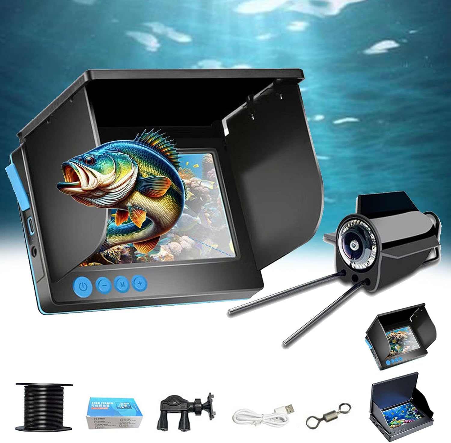 Upgrade Underwater Fish Camera - Crystal Clear Views!