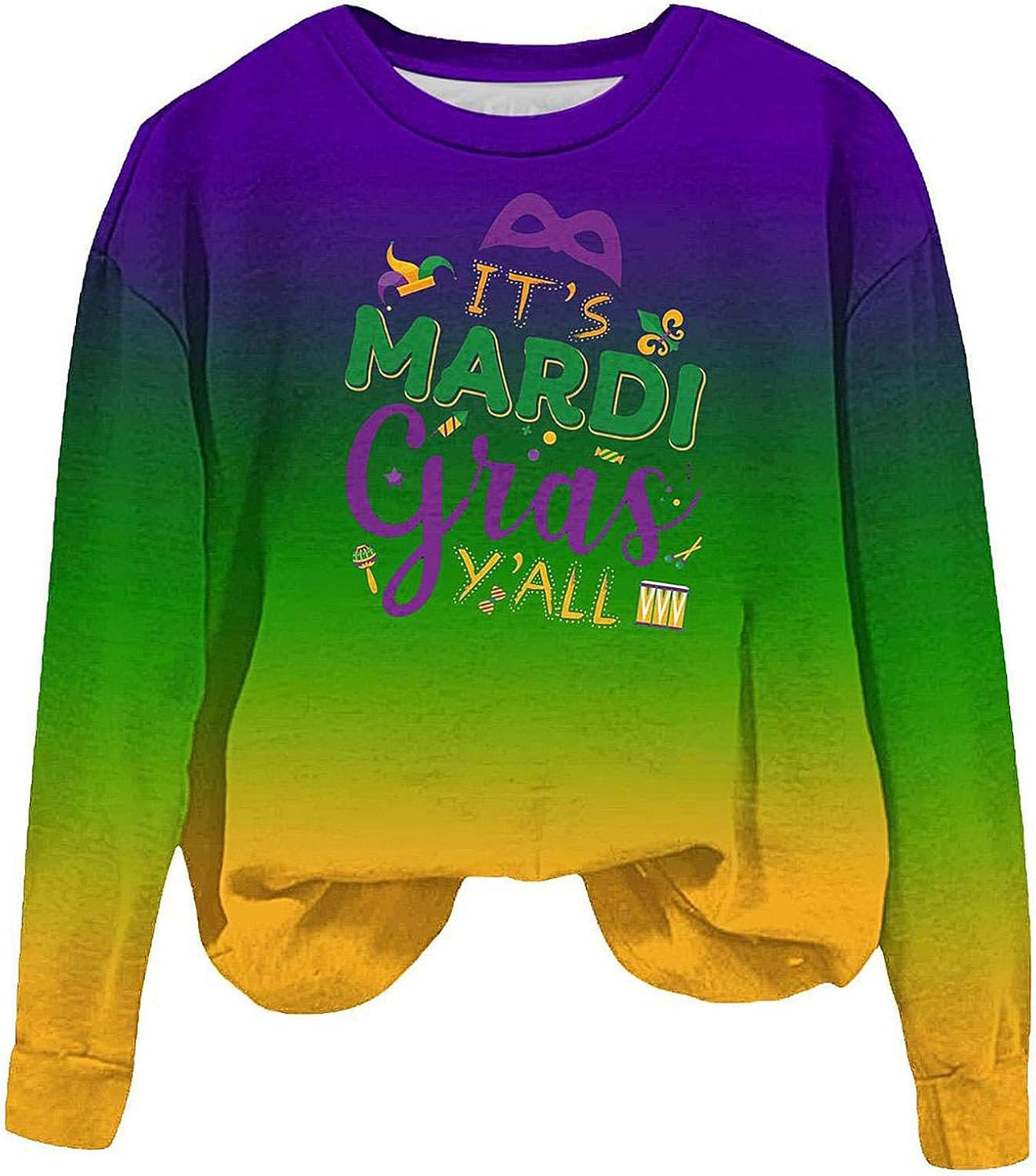 Mardi Gras Festive Sweatshirt - DZMKLC
