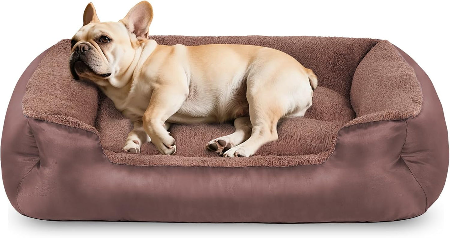 Orthopedic Dog Bed for Medium Dogs - Washable Calming Sofa