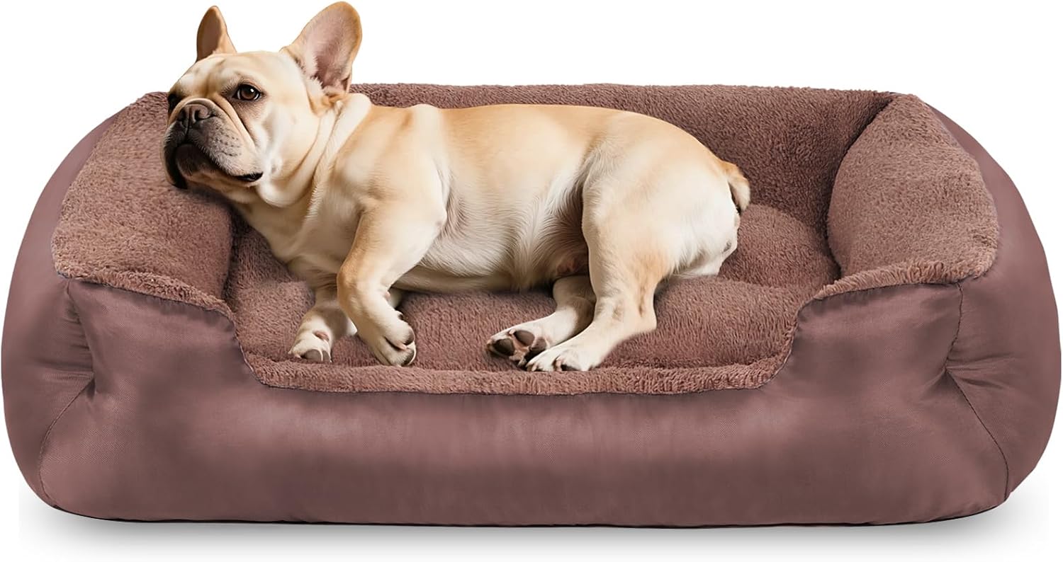 Orthopedic Dog Bed for Medium Dogs - Washable Calming Sofa