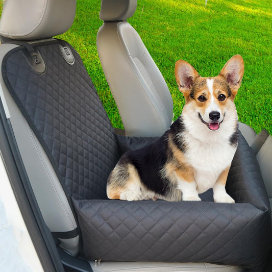 Comfy Dog Car Seat with Pillow - Washable & Cozy