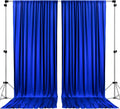 IFR Polyester Backdrop Drapes 10 ft x 8 ft Royal Blue - Event Backdrop