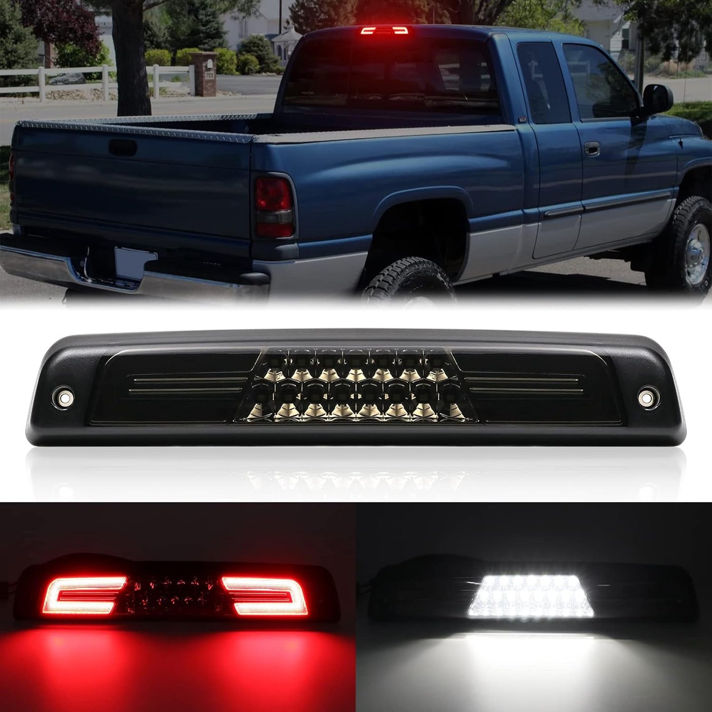 R&F Auto LED Smoked 3rd Brake Light for Ram 1500/2500/3500