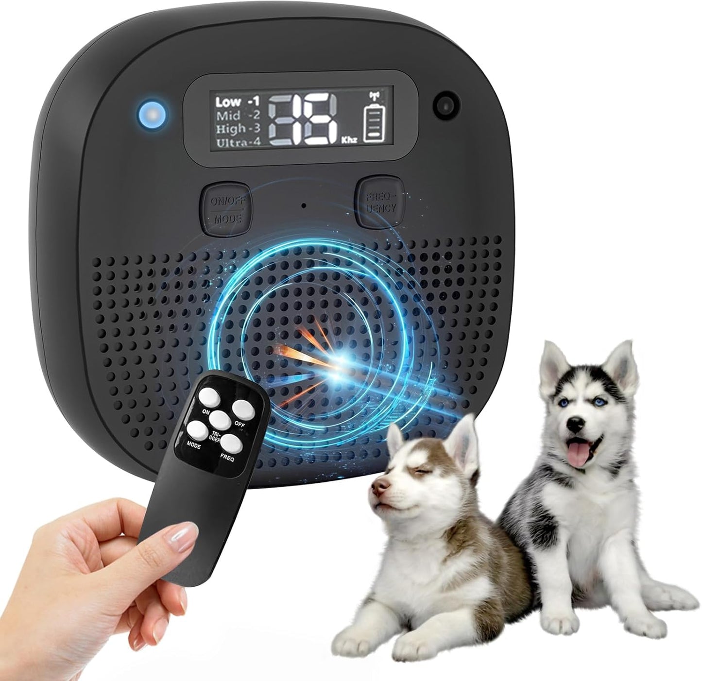 Dog Barking Deterrent Device with Remote Control for Training