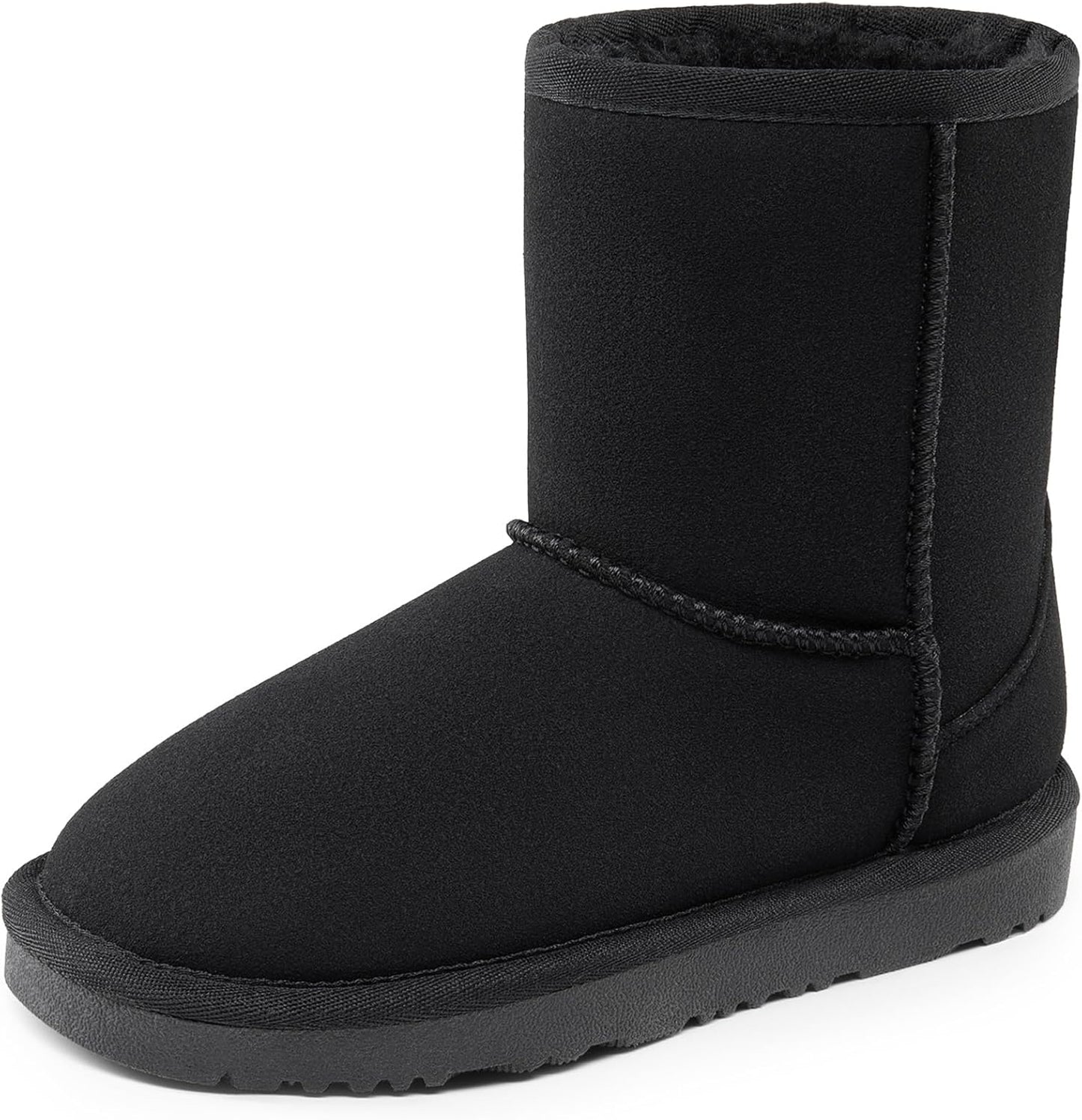 DREAM PAIRS Kids Faux Fur Lined Winter Snow Boots for Fun