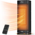 Space Heater Indoor with Thermostat, 16 in PTC Electric Heater - Fast