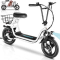 Caroma Peak Electric Scooter with Comfortable Seat and 30 Mile Range