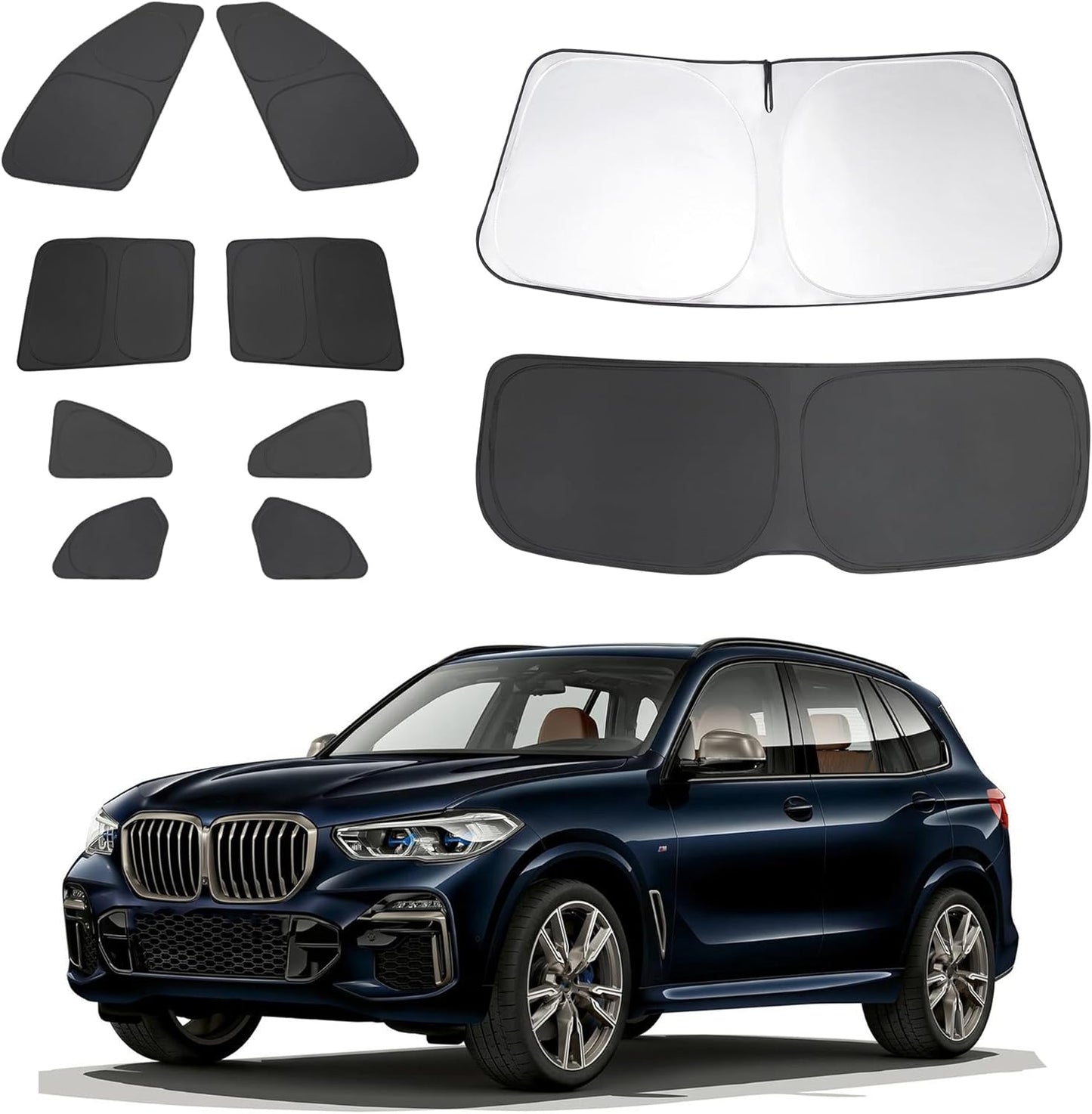 Custom Fit Windshield Sun Shade for BMW X5 2019-2025 Models