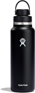 Hydro Flask Water Bottle 40 oz Wide Mouth Chug Lid - Keeps Drinks Cold