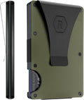 The Ridge Wallet for Men Slim Minimalist Card Holder - Matte Olive