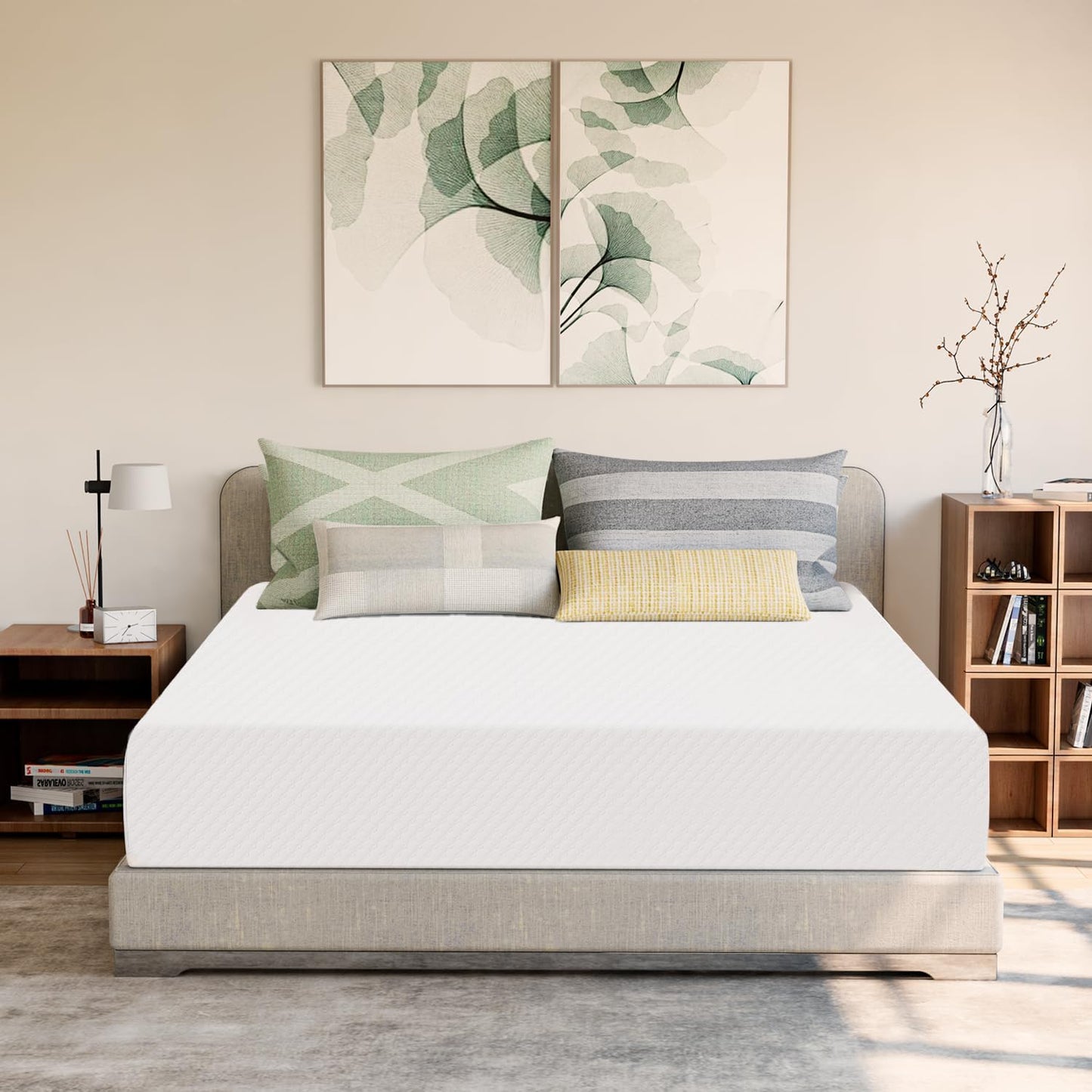 Gaeste 12 Inch Cooling Gel Memory Foam Mattress for Cool Sleep