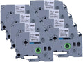 8-Pack Brother Label Tape 12mm Black on White - Easy Replacement