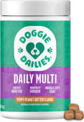 Doggie Dailies 5 in 1 Multivitamin for Dogs with Peanut Butter