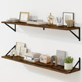 Fun Memories Deep Floating Shelves 48in x 8in - Wide Display Ledge