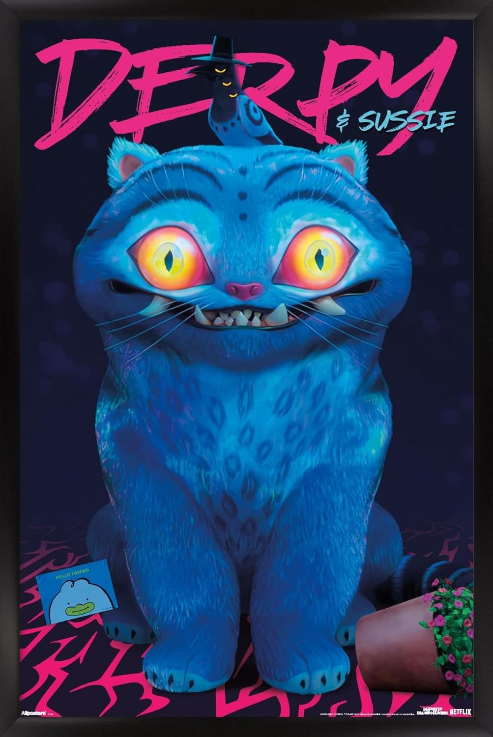 Netflix KPop Demon Hunters Wall Poster - Framed Art for Any Room