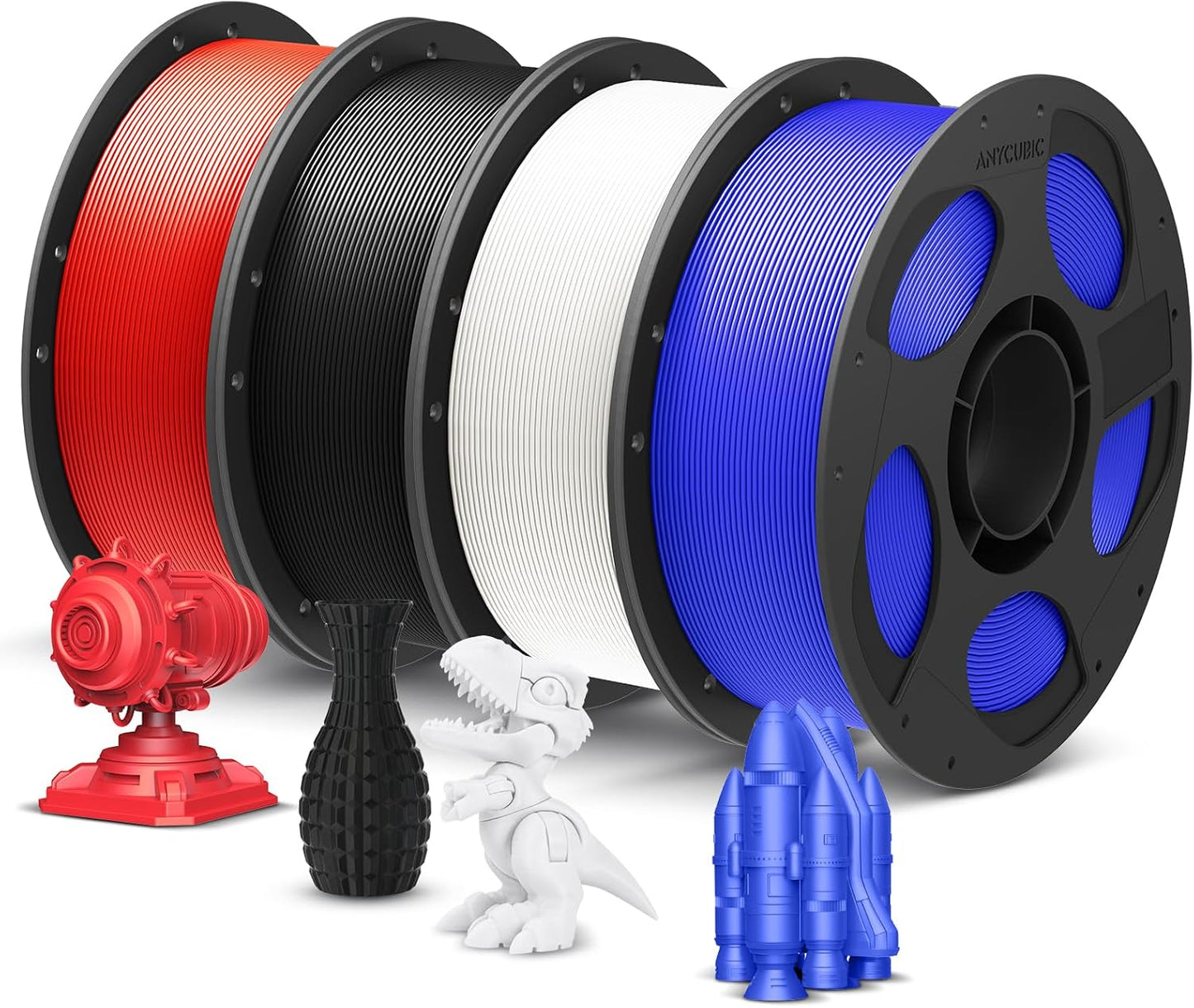ANYCUBIC PLA Plus 3D Printer Filament Bundle for High Toughness