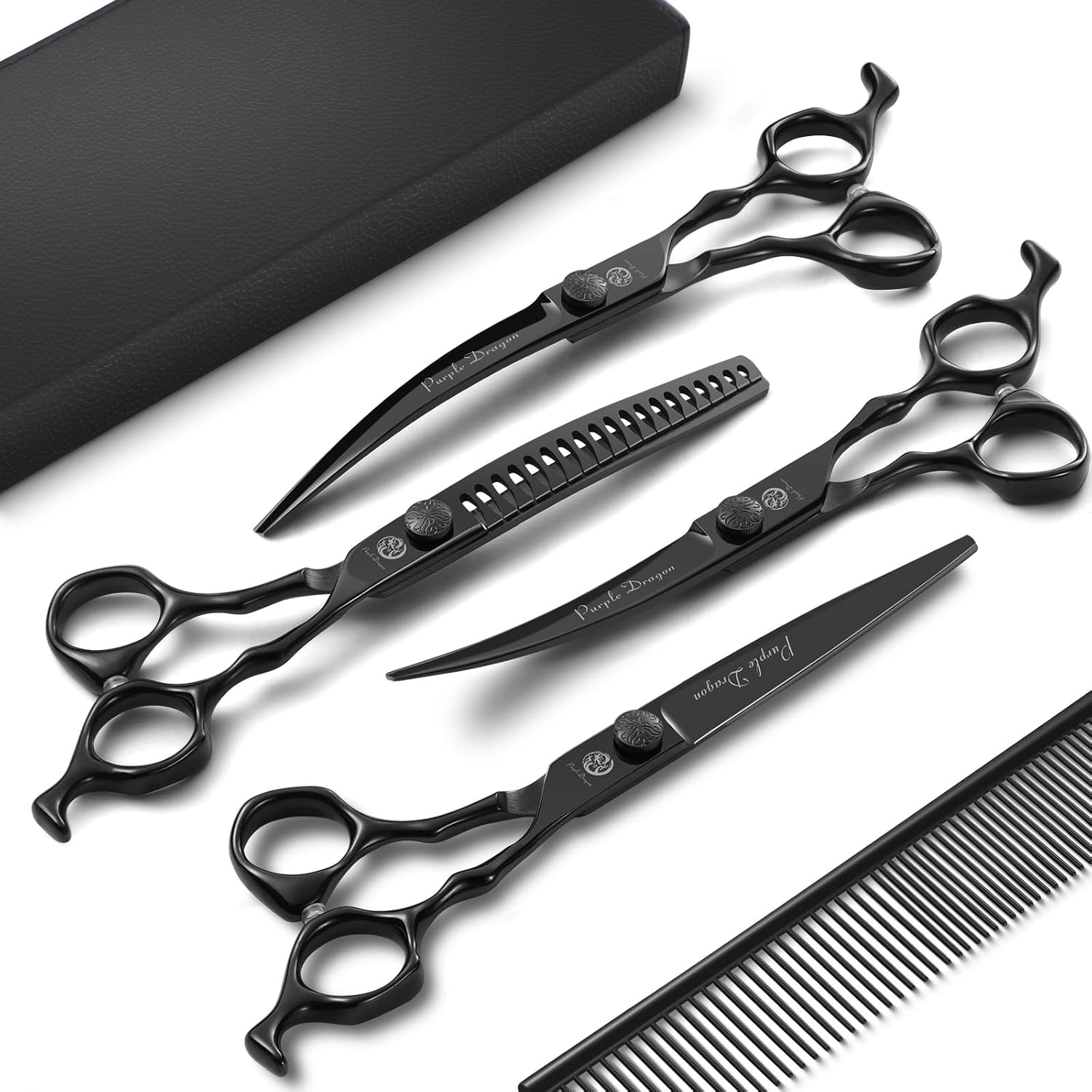 Professional Dog Grooming Scissors Set for Precision Trimming