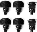 Heavy Duty PU Leather Billiard Table Pockets Set of 6 - Durable