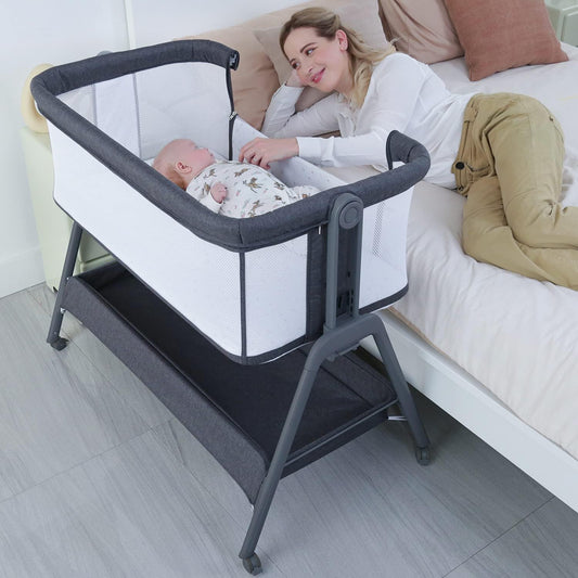 ANGELBLISS Bedside Crib: Portable & Adjustable