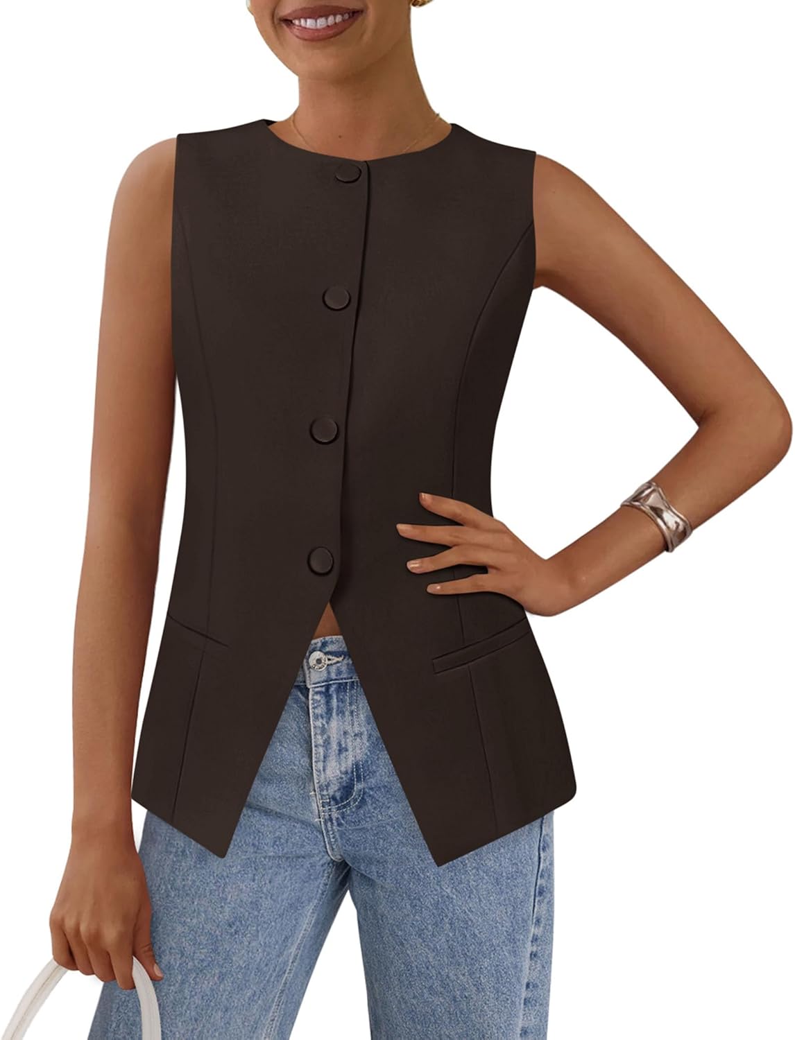 PRETTYGARDEN Women's Summer Suit Vest Tops for Stylish Looks