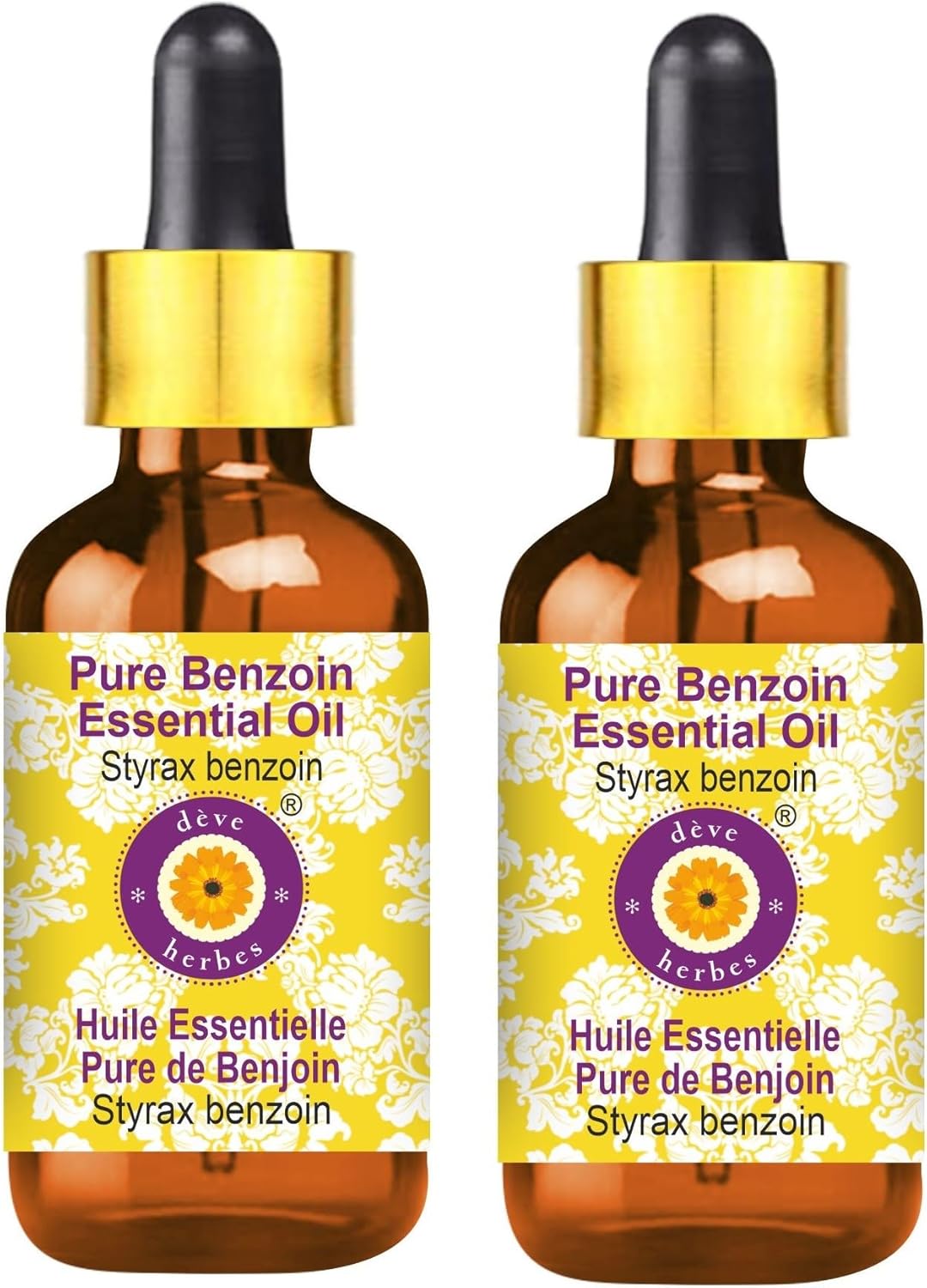 Deve Herbes Pure Benzoin Essential Oil for Skin and Hair Care