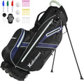 Golf Stand Bag with 8-Way Top Dividers - Lightweight Carry Bag