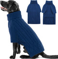Large Breed Dog Sweater Turtleneck - Warm Winter Knit for Big Dogs