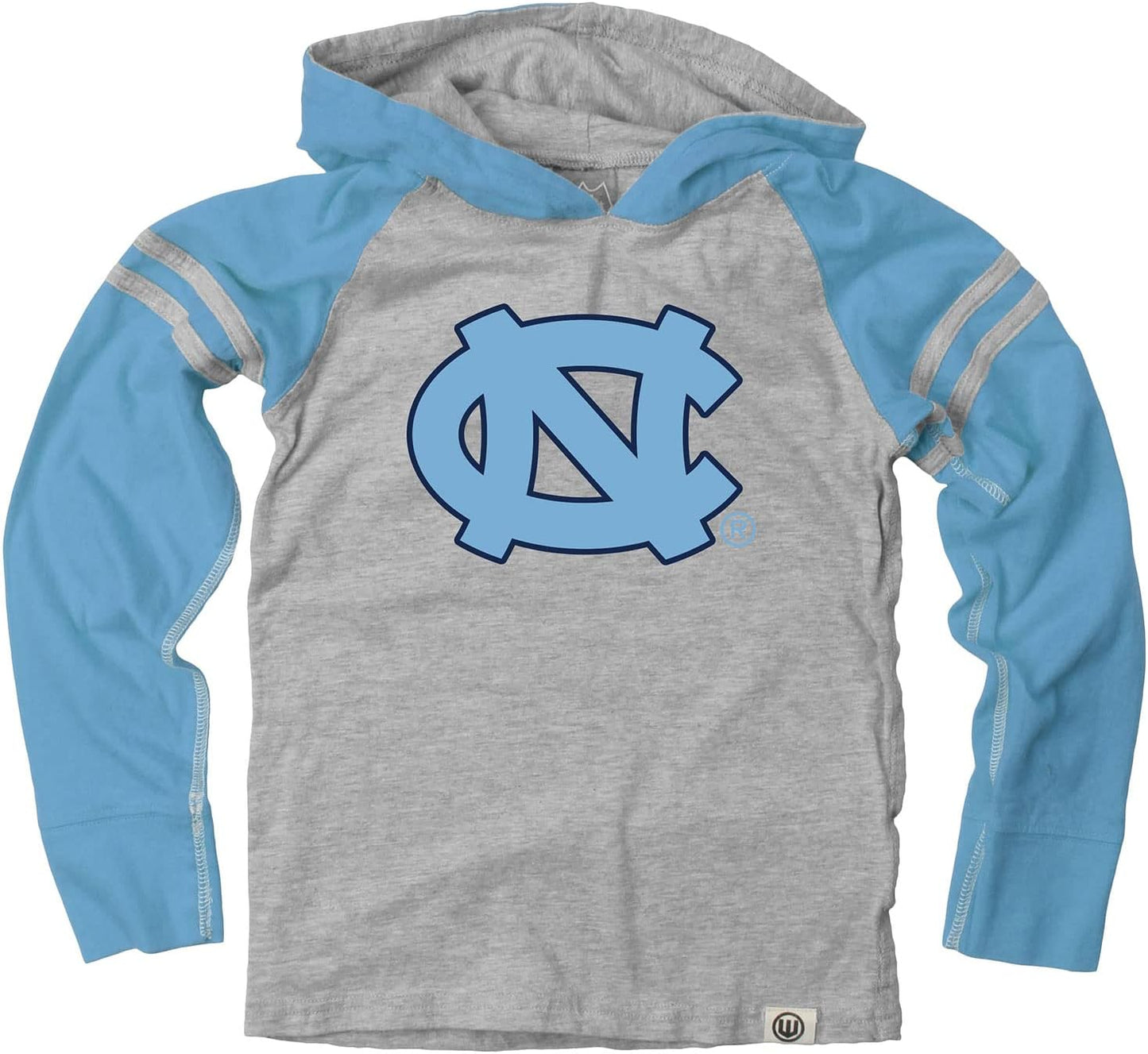 Wes and Willy Youth Boys College Long Sleeve Hooded T-Shirt