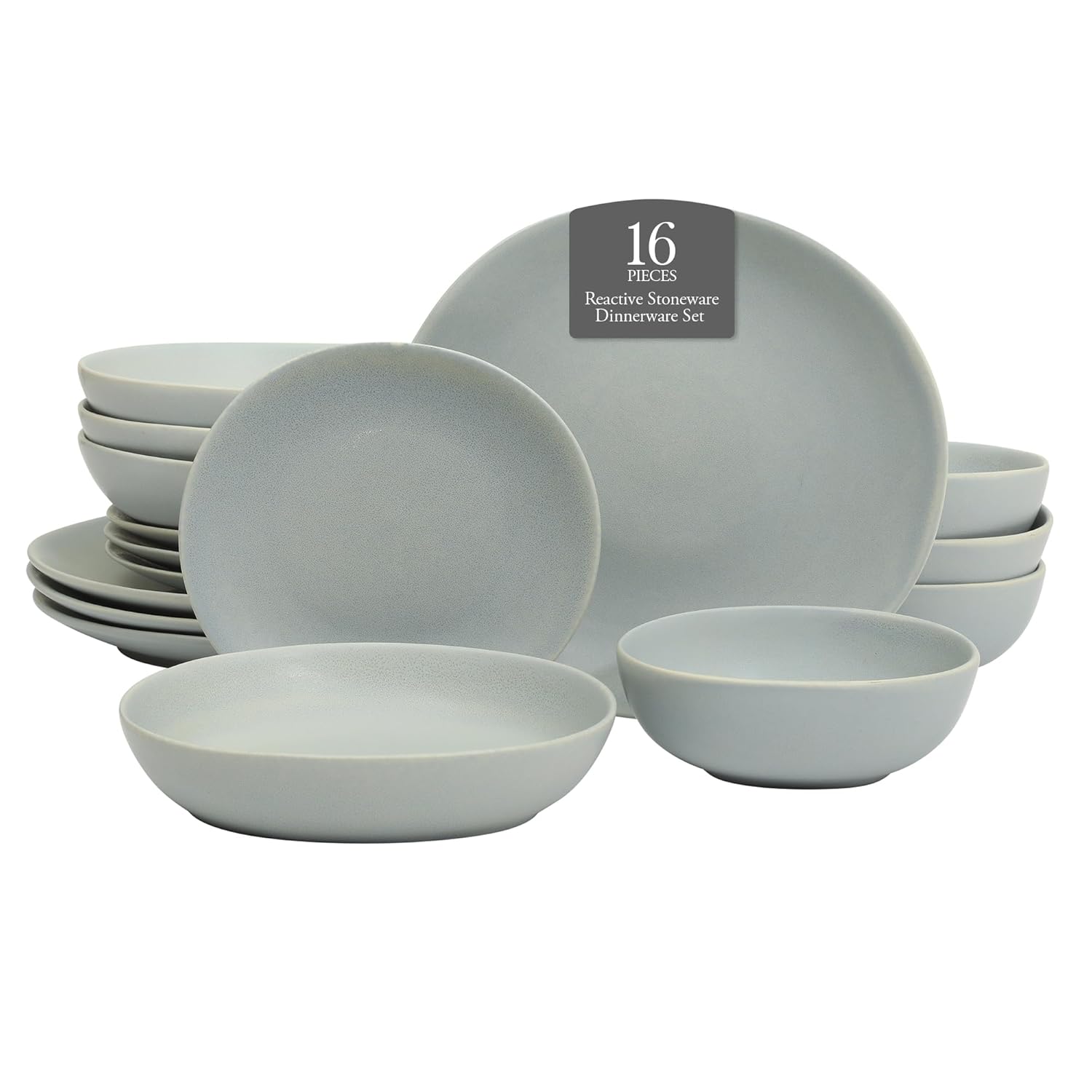 Gibson Elite Zion Mist 16 Piece Stoneware Dinnerware Set Review