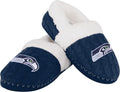 FOCO Women's NFL Team Color Moccasin Slippers - Plush Cushioning