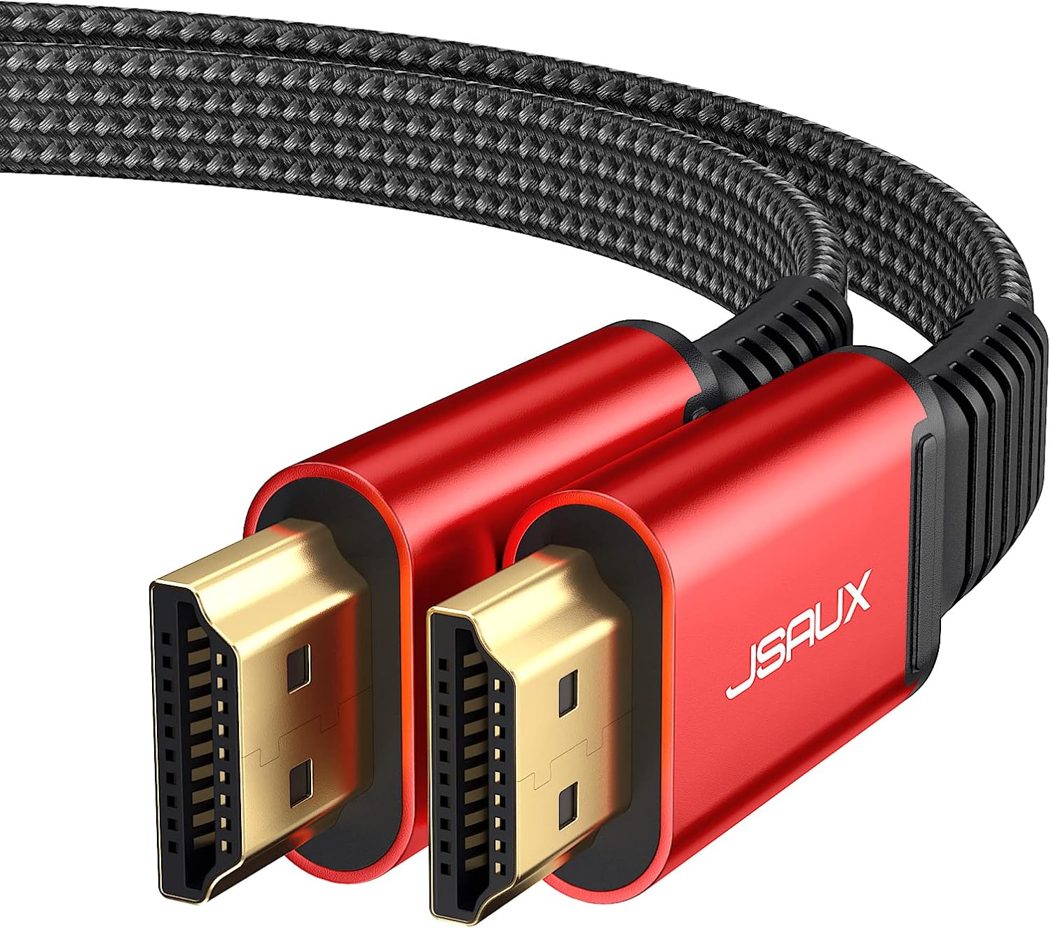 4K HDMI Cable 10ft, High Speed Slim Cord - Red