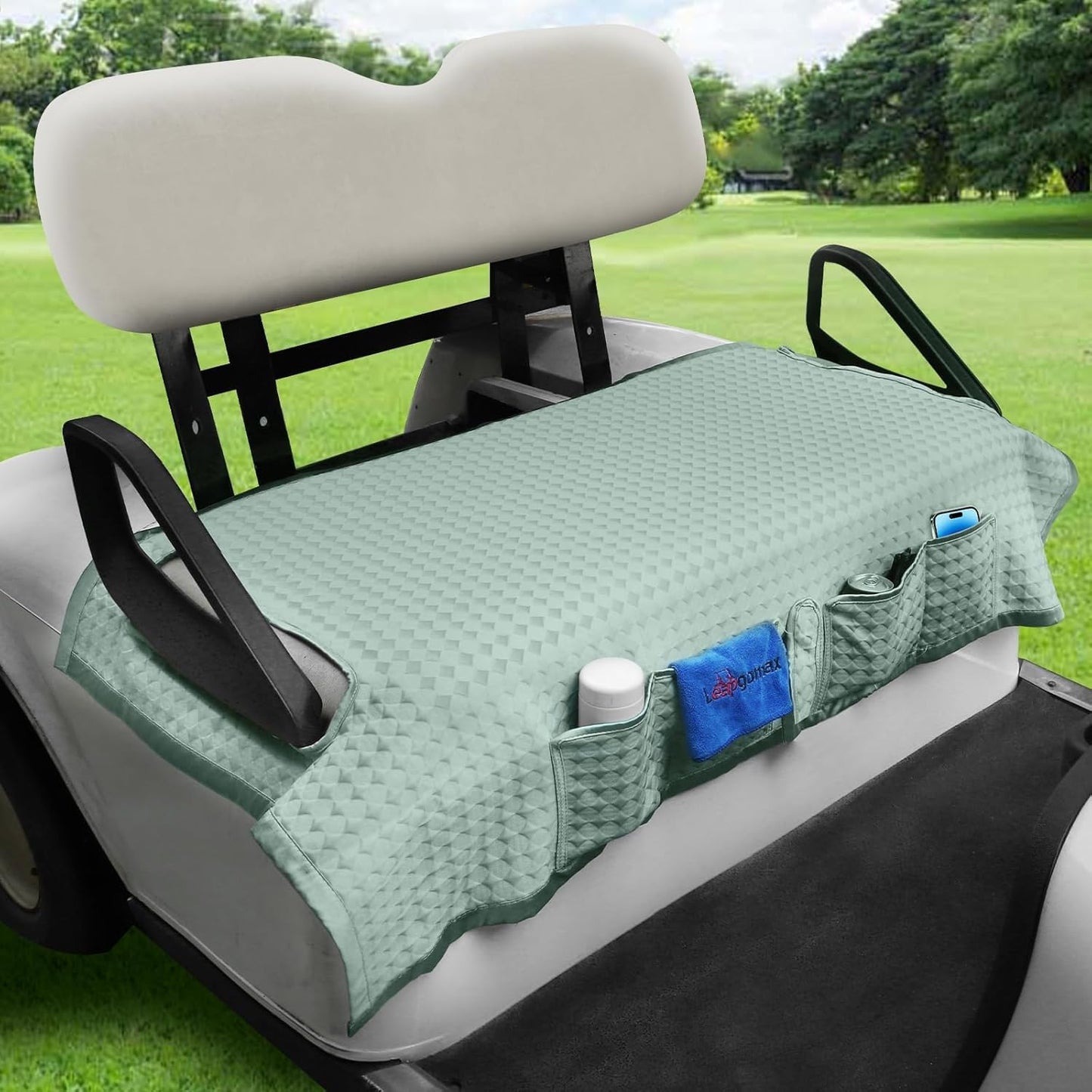 Golf Cart Cooling Ice Silk Seat Cover Blanket for EZGO and Club Car
