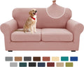 XINEAGE 3-Piece Loveseat Slipcover (55-69 in) - Stretch, Non-Slip Fit