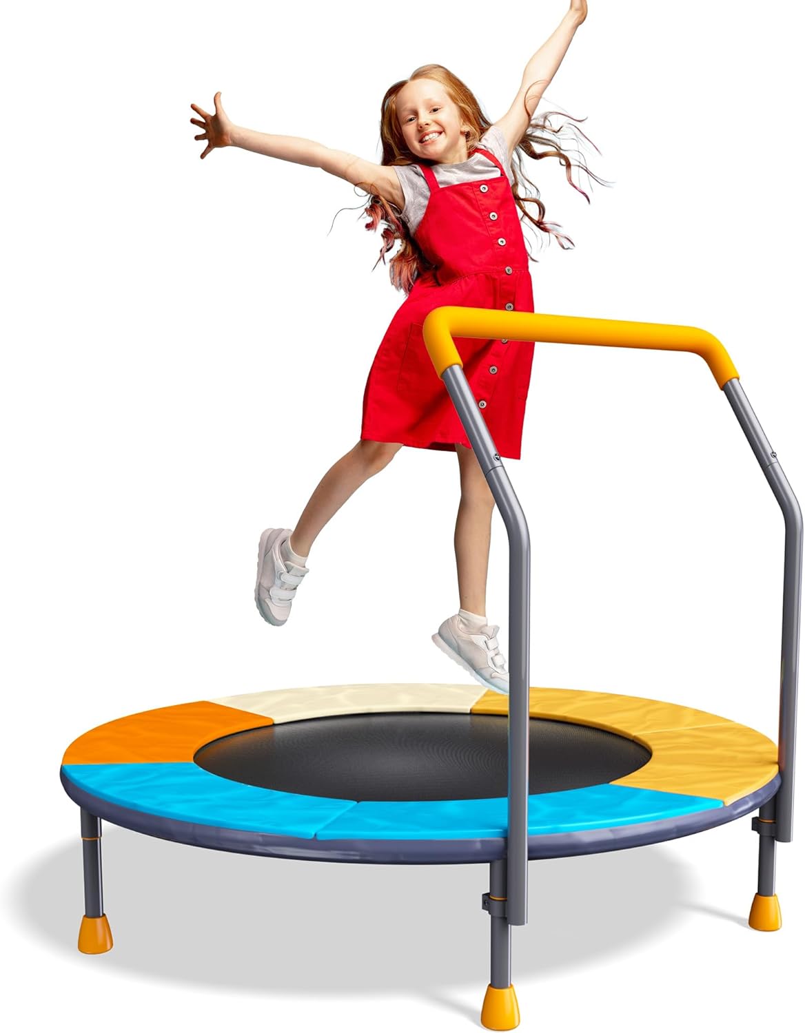 3FT Toddler Trampoline with Adjustable Handlebar for Kids