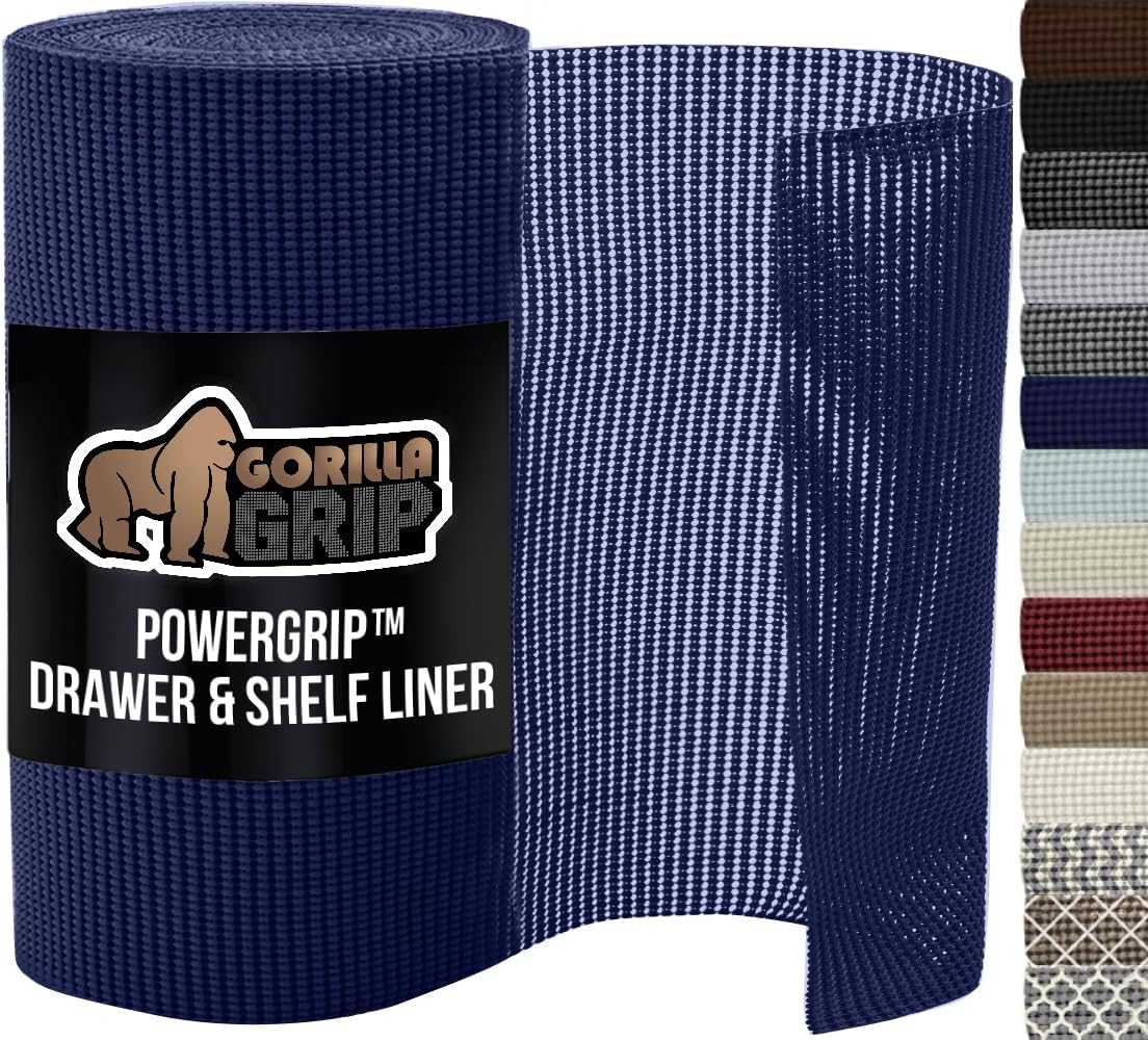 GORILLA GRIP powerGRIP Drawer Shelf Liner for Strong Hold