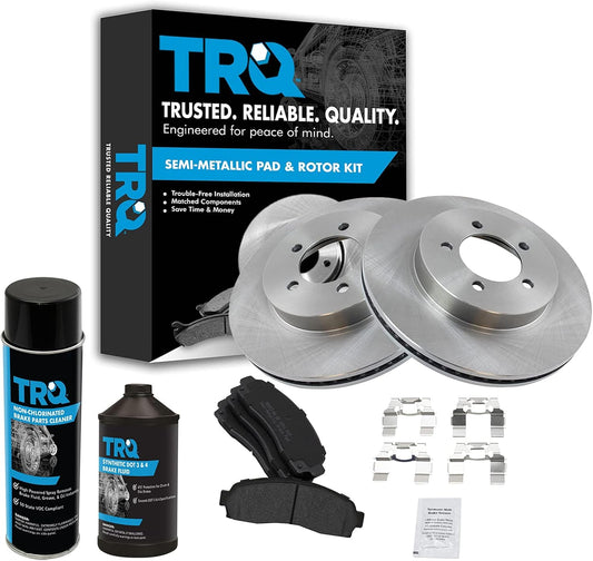 TRQ Brake Pad & Rotor Kit for Ford Explorer/Mountaineer