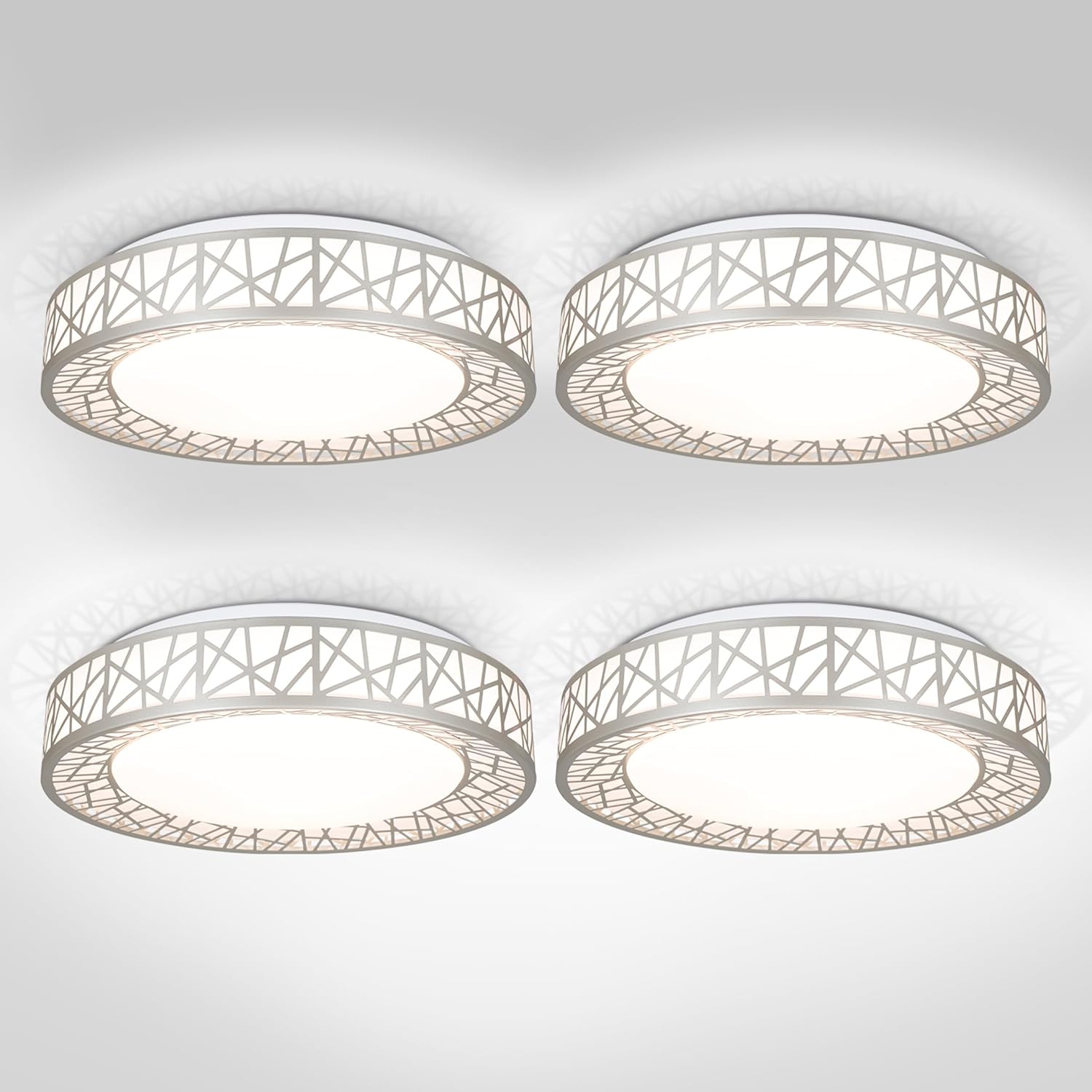 ASD 14 Inch LED Flush Mount Ceiling Light Fixture for Home