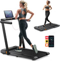 2 in 1 Folding Treadmill for Home and Office - Compact Walking Pad