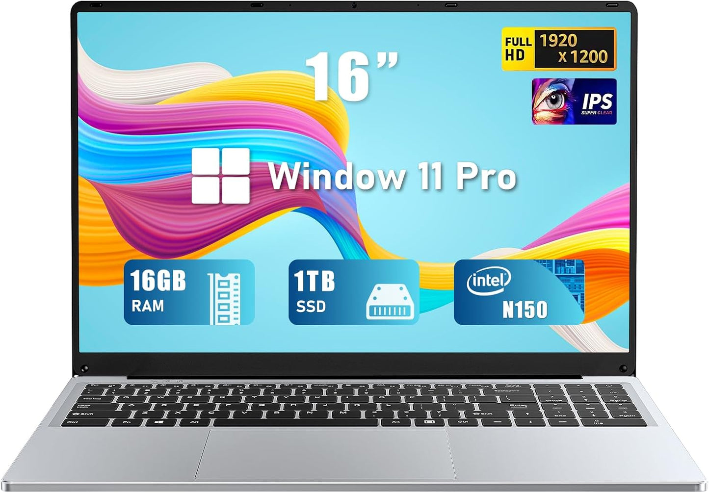 Gaming Laptop with 16 Inch FHD Display and Intel 12th Gen Processor